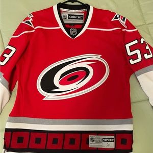 Jeff Skinner Carolina Hurricanes Red Home Sweater